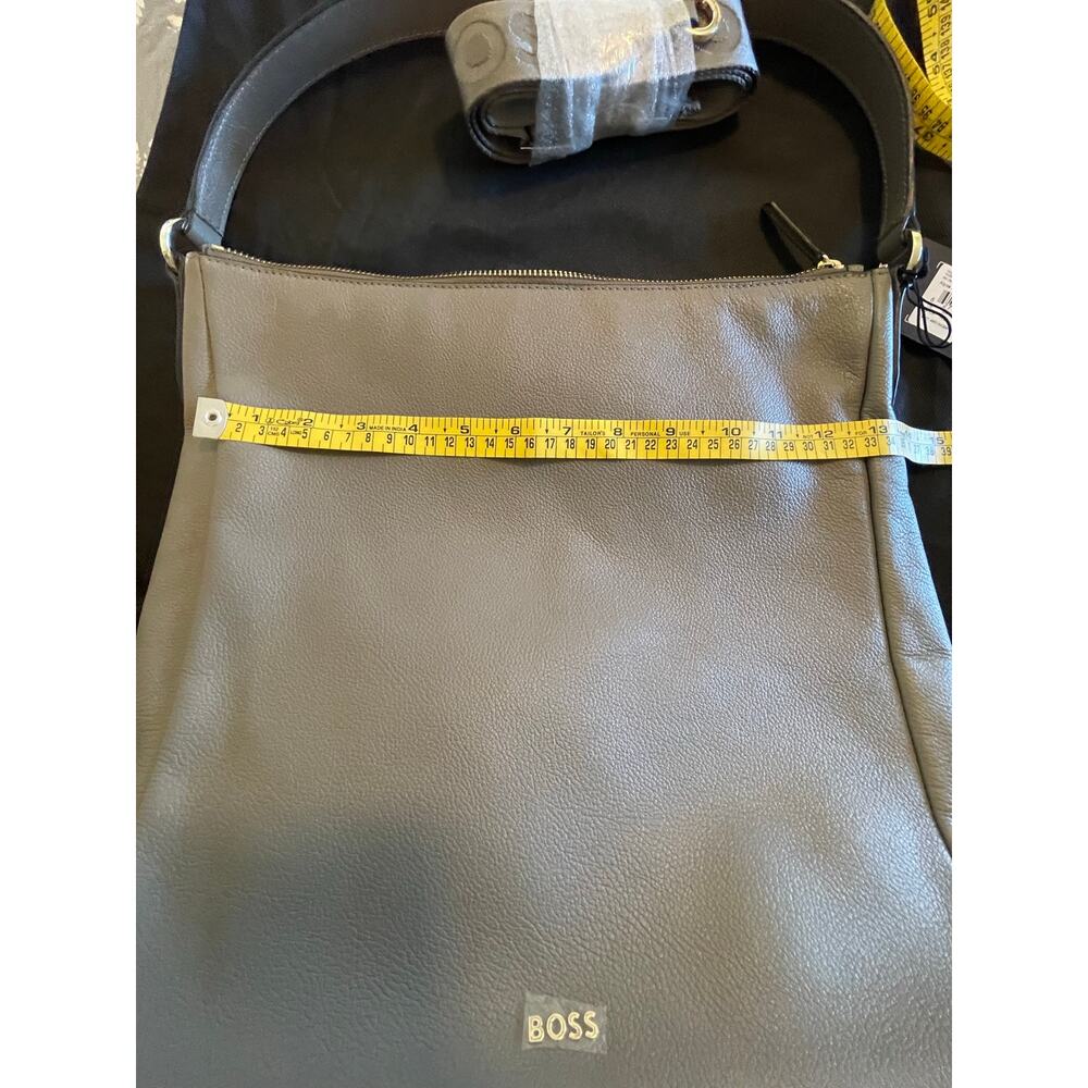 Boss Alyce Leather Hobo Bag - Picture 7 of 12